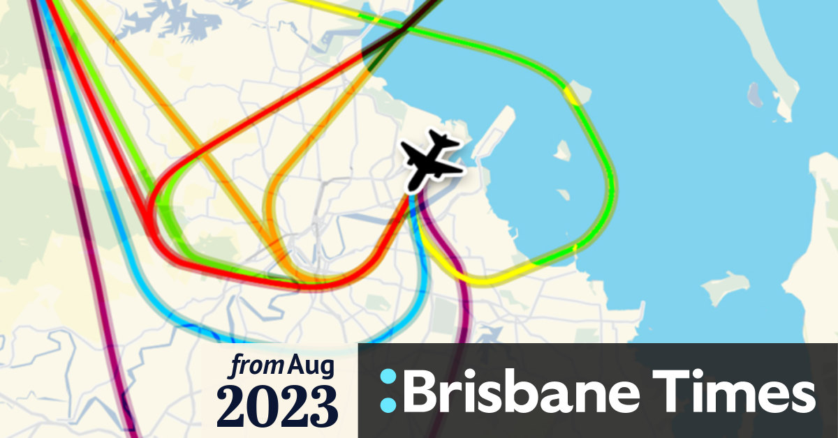 Brisbane Airport flight paths Plan to share noise burden over city’s